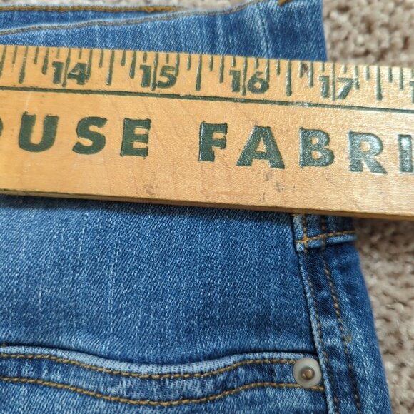 Spanx Jeans Women's Extra Large Blue Denim Pull On Straight Leg Stretch -lp - Picture 8 of 15